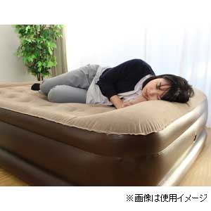 谷村実業 電動エアーベッド ワイド TAN-876W(BR)