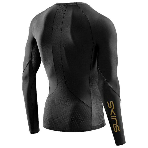 Joshin web 家電とPCの大型専門店のSKINS(スキンズ) SERIES-5 メンズトップスロングスリーブ（ブラック・サイズ：50（XL）） GRI-1812151001950XL｜アングル2