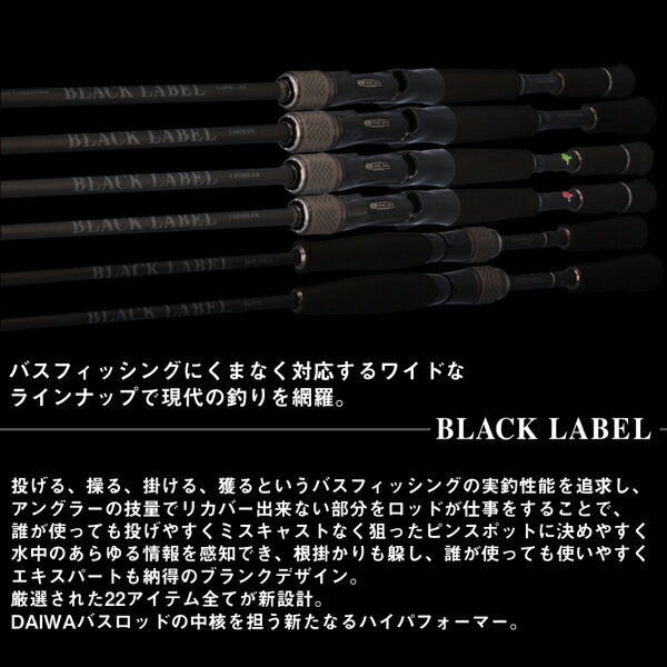 ダイワ 25 ブラックレーベル S69ML-2・ST テクニカルロングスピン 25ブラックレーベルS69ML-2・ST DAIWA 25BLACK LABEL バスロッド 26年2月追加モデル