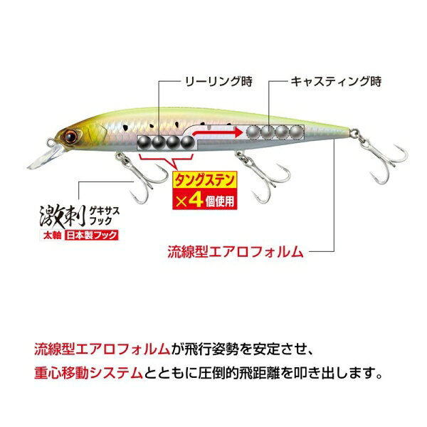 スイッチバック 20.5g チャートバック シルバー(ケイムラ) の商品画像3枚目