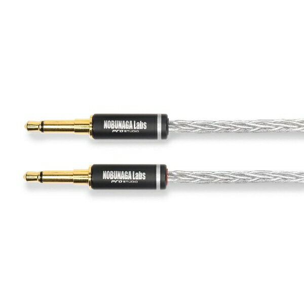 ノブナガラボ ヘッドホンリケーブル(1.8m)【3.5mm2極ストレート×2⇔4.4mm5極バラン...