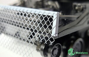 Joshin web 家電とPCの大型専門店のMJ Miniatures 1/35 現用 米陸軍M551シェリダン用RPG対策ワイヤーネットシールド【MJEZ35007】 ディテールアップパーツ｜アングル2