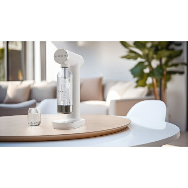 smeg ソーダメーカー　マットホワイト SKC01WHM スメッグ 炭酸水メーカー [SKC01WHM]