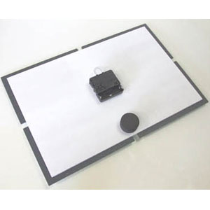 フォーカス・スリー 掛け時計 Focus Three ミラークロック(ホワイト) V-070(W) [V070W]【返品種別A】 [3]