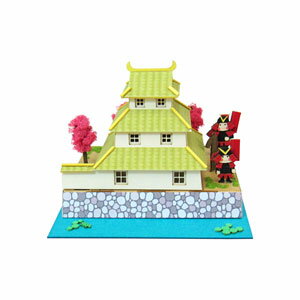 さんけい みにちゅあーと mini お城と甲冑【MP05-19】 組立キット
