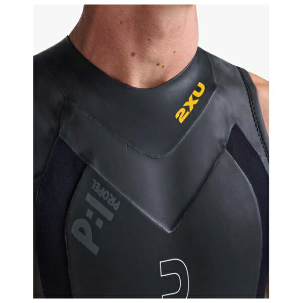 2XU メンズ　トライアスロン用ウェットスーツ　プロペル P：1 スリーブレス（BLK-ABN・サイズ：XS） MW4992C-BLK-ABN-XS