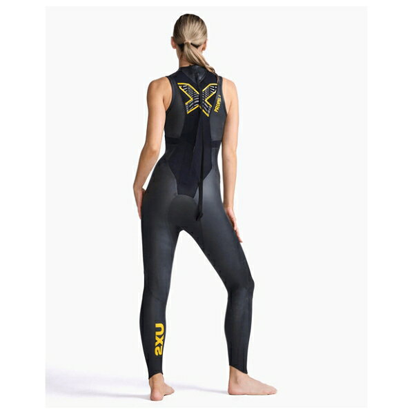 Joshin web 家電とPCの大型専門店の2XU レディース　トライアスロン用ウェットスーツ　プロペル P：1 スリーブレス（BLK-ABN・サイズ：M） WW4995C-BLK-ABN-M｜アングル2