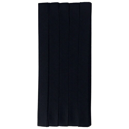 キャプテン ふちどり広巾バイアス 11mm巾×2.75m巻 1本 548 黒 CP12 548