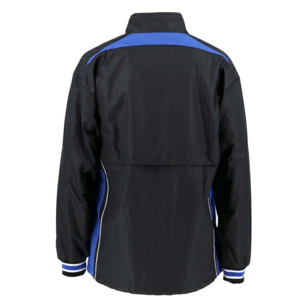 Joshin web 家電とPCの大型専門店のコンバース 男女兼用 ウォームアップジャケット（裾ボックスタイプ）（ブラック×Rブルー・サイズ：XO） CB182500S-1925-XO CONVERSE｜アングル2