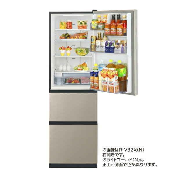 （標準設置料込_Aエリアのみ）日立 315L 3ドア冷蔵庫（グラファイトシルバー）【右...