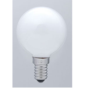 ELPA ミニボール球 25W E14（ホワイト） G-801H-W [G801HW]