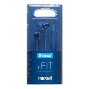 マクセル Bluetooth対応ダイナミック密閉型カナルイヤホン（ダークブルー） MXH-BT...