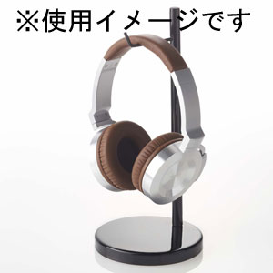 山崎実業 ヘッドホンスタンド(ブラック) 02292