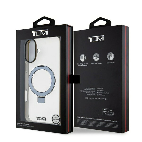 innoTech iPhone 16用 MagSafe対応 PC/TPU ケース（ホワイト） TUMI HC MAGSAFE PC...