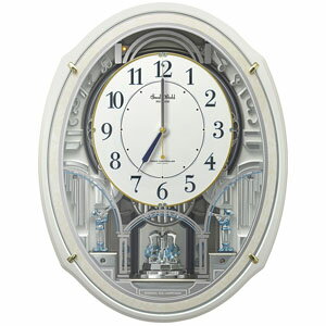 リズム 電波からくり時計 スモールワールドアルディN 4MN553RH03 [4MN553RH03]【返品種別A】