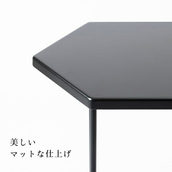 Katzden (カツデン) 角テーブル Stacking Table 3サイズセット(サテンブラック) STACK-T-ST [STACKTST] [3]