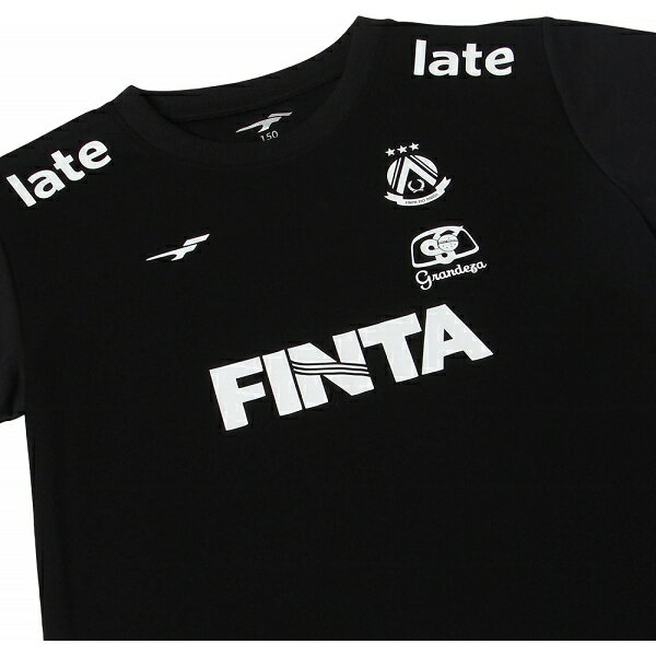 FINTA（フィンタ） JR L/Sプラクティスシャツ　長袖（ブラック・サイズ：140） FNT...