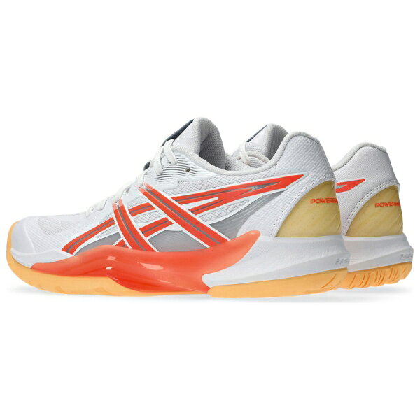 �����å��� ��ǥ����� �ϥ�ɥܡ��륷�塼�� POWERBREAK FF��WHITE/VIVID CORAL����������23.5cm�� 1072A104-102-23.5 asics