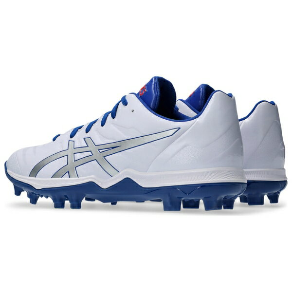 アシックス メンズ 野球 ポイントスパイク GOLDSTAGE FANG（WHITE/PURE SILVER・サ...