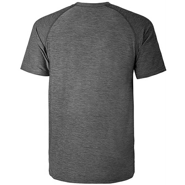 Joshin web 家電とPCの大型専門店のandro（アンドロ） ユニセックス メランジTシャツ アルファ（アッシュグレー・サイズ：L） AND-300021218-L｜アングル2