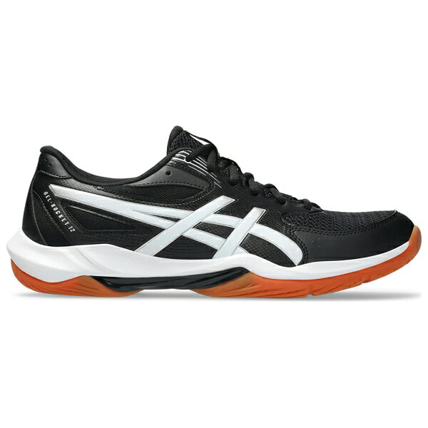 Joshin web 家電とPCの大型専門店のアシックス ユニセックス バレーボールシューズ GEL-ROCKET 12（BLACK/WHITE・サイズ：27.0cm） 1073A080-001-27.0 asics｜アングル2