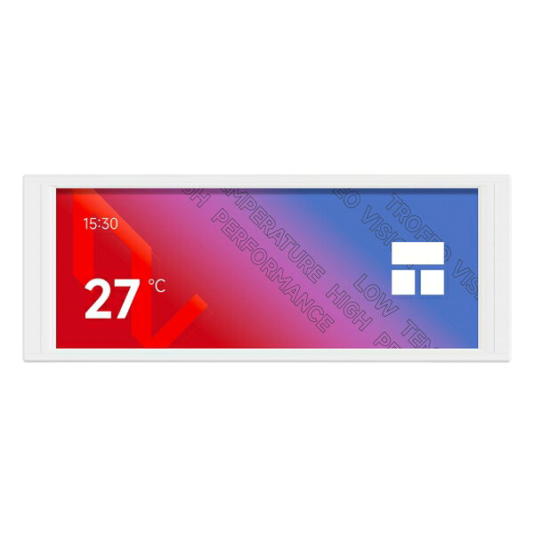 Thermalright｜サーマルライト 6.86インチ IPSディスプレイ搭載 ガジェット Trofeo Vision LCD（ホワイト） PCケースにマグネット貼り付けて設置できるサブディスプレイ TH-TVLCD-WH jism-14790942 Joshin web 家電とPCの大型専門店 サンプル画像2