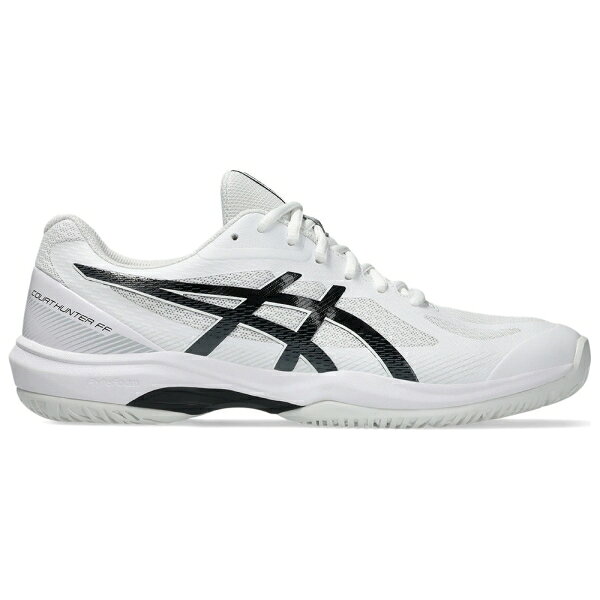 Joshin web 家電とPCの大型専門店のアシックス メンズ バドミントンシューズ COURT HUNTER FF（WHITE/BLACK・サイズ：27.0cm） 1071A111-101-27.0 asics｜アングル2