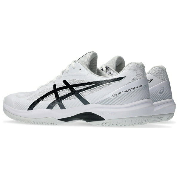 Joshin web 家電とPCの大型専門店のアシックス メンズ バドミントンシューズ COURT HUNTER FF（WHITE/BLACK・サイズ：27.0cm） 1071A111-101-27.0 asics｜アングル3