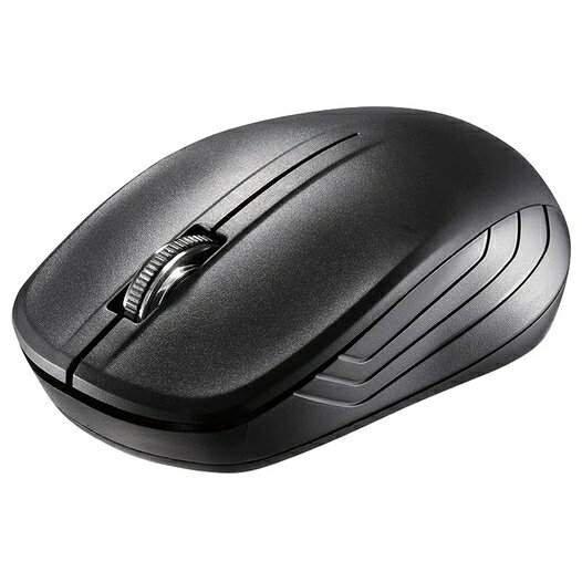バッファロー 2.4GHzワイヤレス IR LED光学式マウス 3ボタンタイプ (ブラック) BUF...