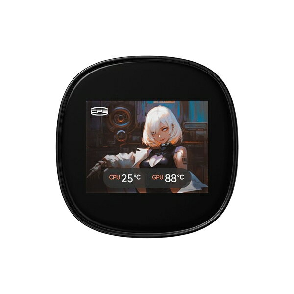 CPS｜シーピーエス 2.4インチIPSディスプレイ搭載ガジェット DISPLAY-CELL（ブラック） DISPLAY-CELL jism-14791231 Joshin web 家電とPCの大型専門店 サンプル画像3