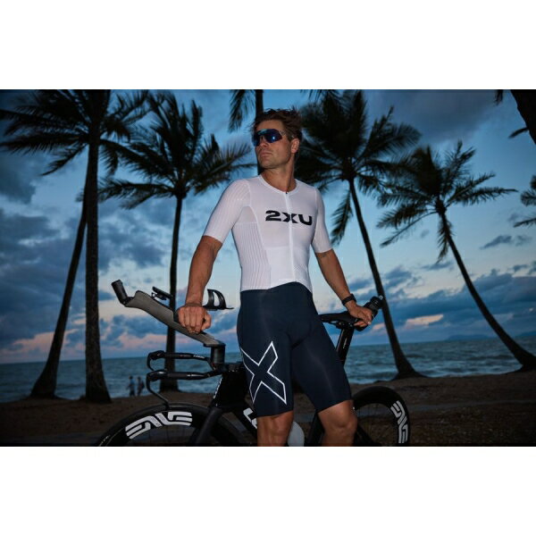 2XU トライアスロンスーツ MT7393d-BLK-WHT Light Speedreactsleevedtrisuit - Blk-wht [メンズ]（サイズ：L） MT7393D-BLK-WHT-L