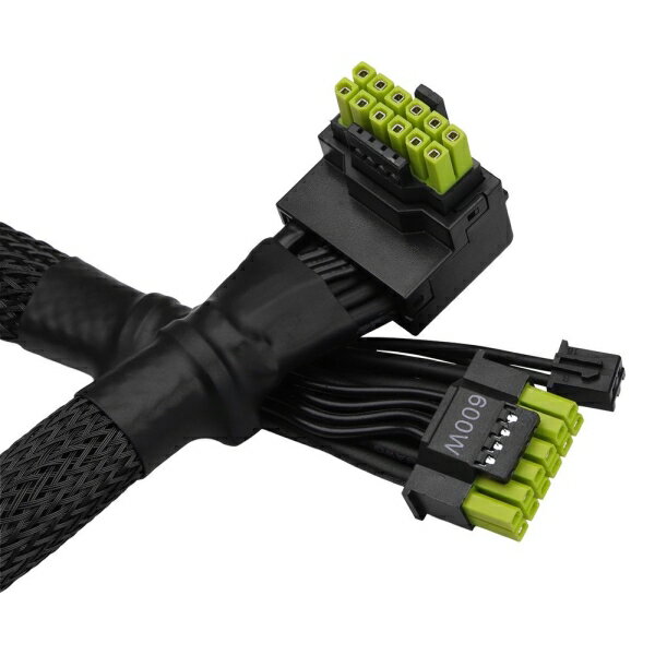 ASRock｜アスロック ASRock 12V2x6 L型コネクタ（ブラック） CB-12V2X6L600W - Image 2