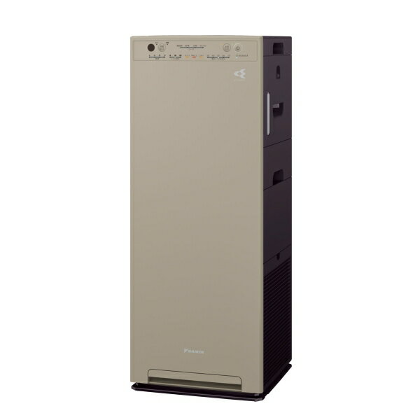 ダイキン 空気清浄機【加湿機能付】（空清25畳まで 加湿：木造8.5畳、プレハブ14畳まで カームベージュ） MCK556A-C DAIKIN　加湿ストリーマ 加湿55タイプ [MCK556AC]