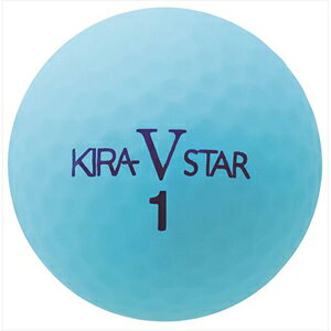 キャスコ ゴルフボール　KIRA STAR V アクア 1ダース　12個入り キラスタ-V アクア...