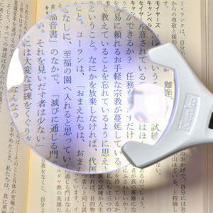 ケンコー LEDライト付きツインフォーカスルーペ90mm（倍率2倍/小玉3.5倍） PKC-013