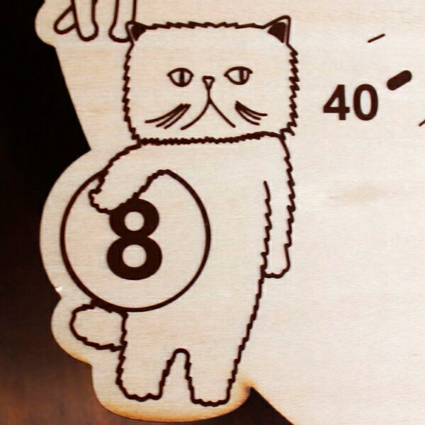 ヤマト工芸 掛け時計 振り子時計 CATS clock 353117 [353117ヤマトコウゲイ]【返品種別A】 [3]