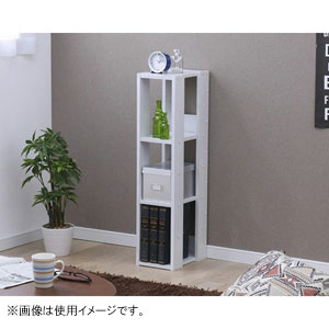 アイリスオーヤマ オープンウッドラック（ホワイト） OWR-200(ホワイト) IRIS [OWR200ホワイト]