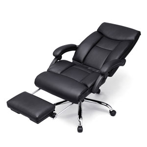 サンワサプライ オットマン収納レザーチェア SNCL17BK [2]