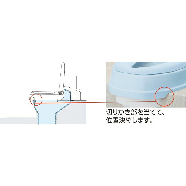 Joshin web 家電とPCの大型専門店のアロン化成 サニタリエース OD両用（ライトブルー） 533-304(アロンカセイ) [533304アロンカセイ]｜アングル2