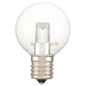 オーム LED装飾電球 ミニボール球形 55lm(電球色相当) LDG1L-H-E17 15C OHM [LDG1L...