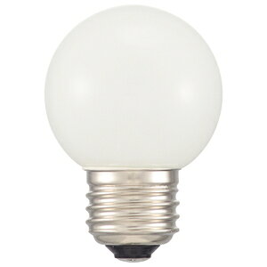 オーム LED装飾電球 ミニボール球形 78lm(電球色相当) LDG1L-G 13 OHM [LDG1LG13]