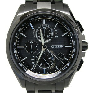 シチズン 【国内正規品】アテッサ　ダイレクトフライト Black Titanium エコ・ドライブ　電波時計 AT8044-56E [AT804456E]【返品種別A】