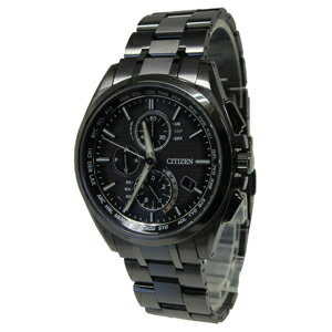 シチズン 【国内正規品】アテッサ　ダイレクトフライト Black Titanium エコ・ドライブ　電波時計 AT8044-56E [AT804456E]【返品種別A】