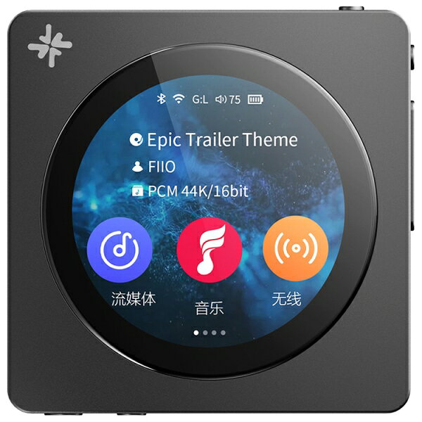 フィーオ デジタルオーディオプレーヤー内蔵メモリ非搭載+外部メモリ対応（ブラッ...