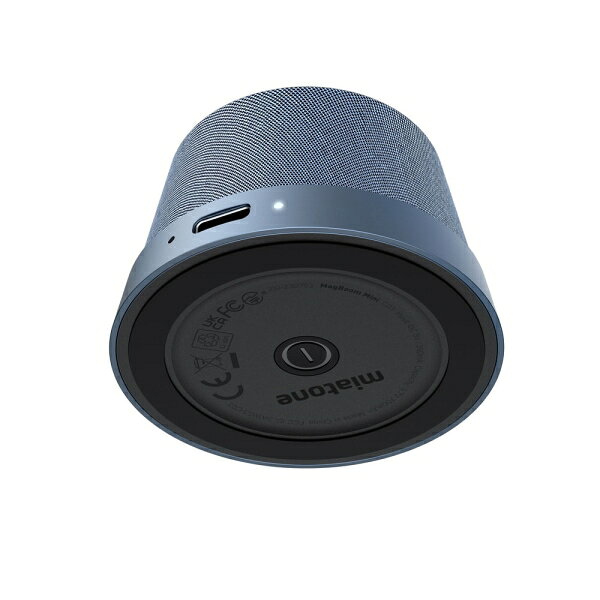 Joshin web 家電とPCの大型専門店のmiatone（ミアトーン） 防水対応ポータブルBluetoothスピーカー MagBoom Mini (ブルー) MGBOOMMNB｜アングル3