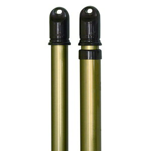 Joshin web 家電とPCの大型専門店のベストコ アルミ継ぎ足し伸縮竿　2.66〜3.8m(ブラウン) NY-152 [NY152ベストコ]｜アングル3
