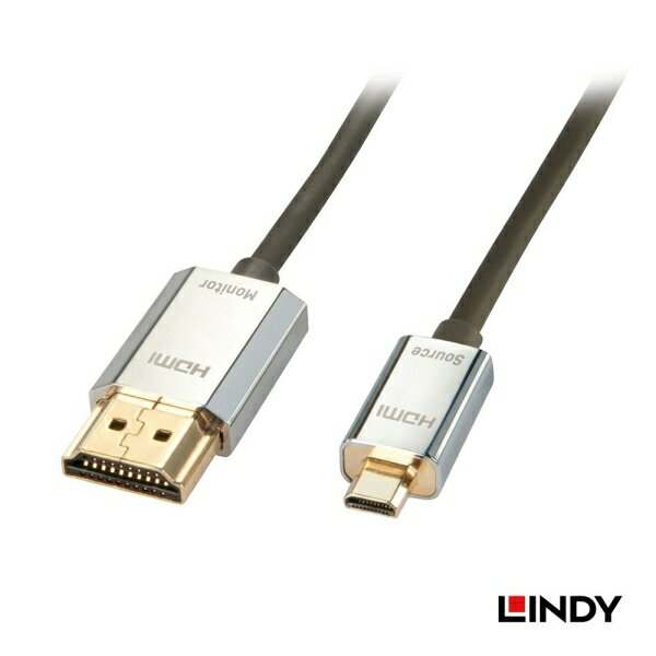 LINDY LINDY（リンディー）microHDMIケーブル 3m ver2.0 『CROMO（スリム） LINE』...