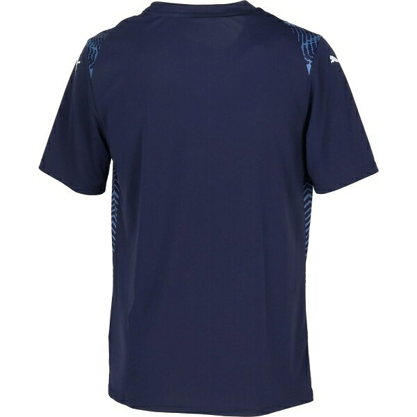 プーマ メンズ TEAMULTIMATE グラフィック ゲームシャツ（PUMA Navy-PUMA White・...
