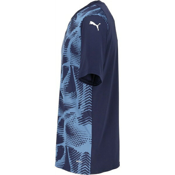 プーマ メンズ TEAMULTIMATE グラフィック ゲームシャツ（PUMA Navy-PUMA White・...