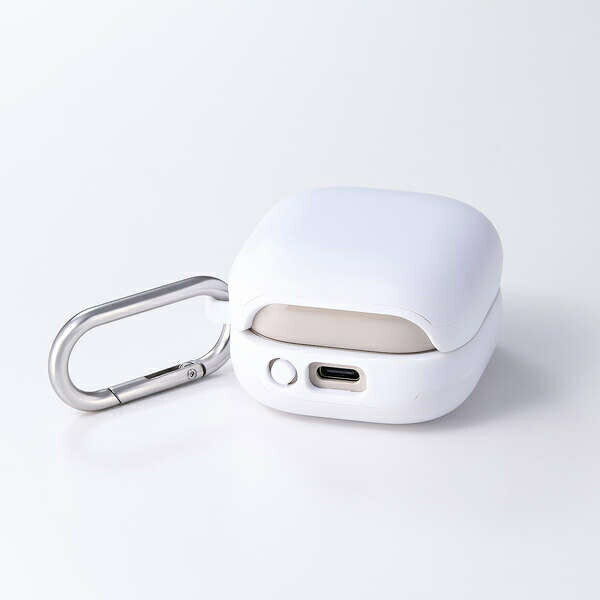 エレコム LinkBuds Clip用 TOUGH SLIM Lock ハイブリッドケース（ホワイト） TWS-S...